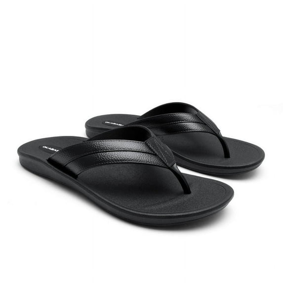 Okabashi Voyager Men's Flip Flops-Black-13