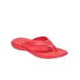 thumbnail image 1 of Okabashi Womens Orthopedic Flip Flop Sandals, Maui Thong with Arch Support - Small - Pomegranate, 1 of 5