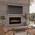 thumbnail image 1 of Okada 36" Electric Fireplace Insert, 3.86" Ultra Thin Wall Mounted/ In Wall Easy Installation with Remote Control, 750W/1500W, Low Noise (Fake Fire), 1 of 6