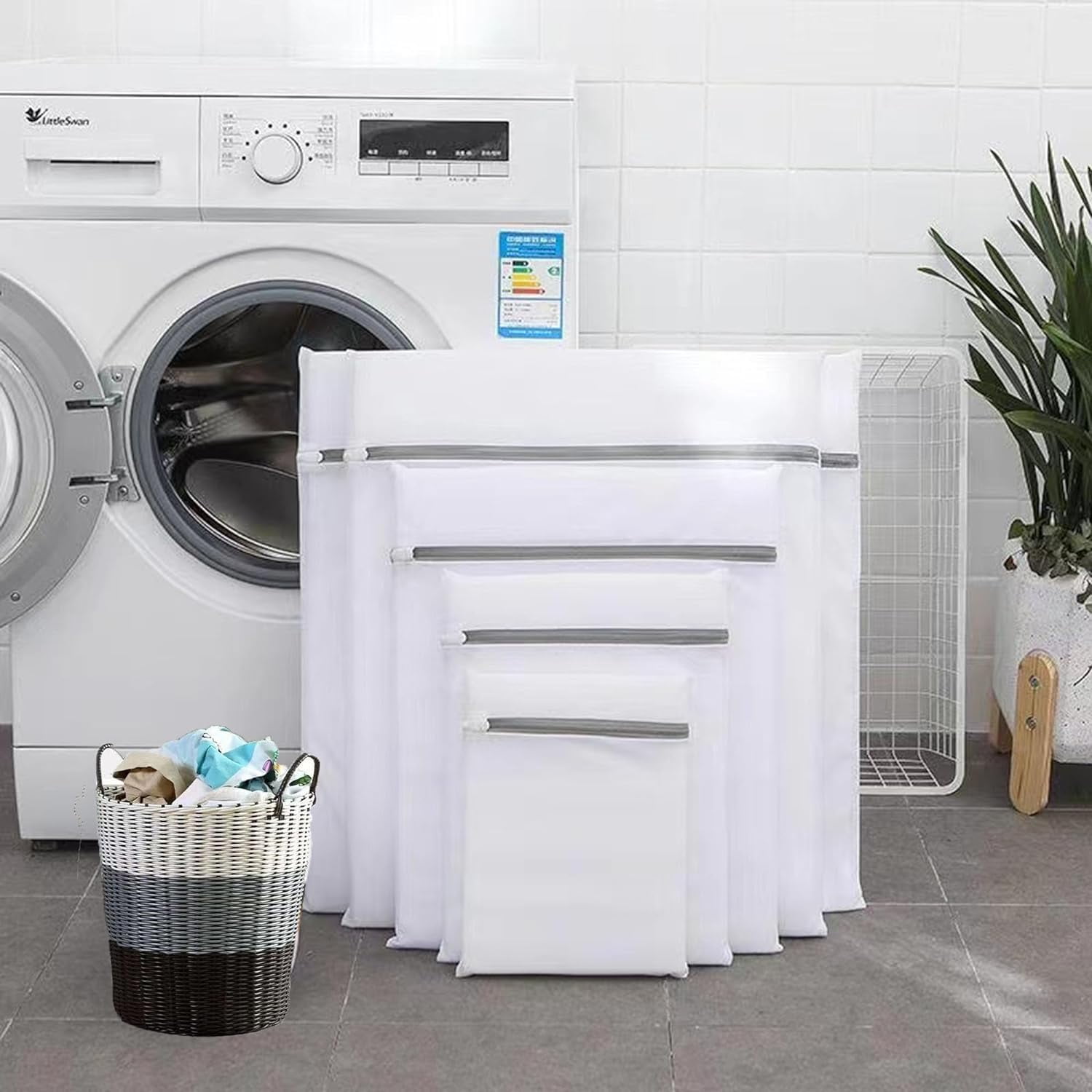 AllTopBargains 2 Delicate Laundry Washing Mesh Net Wash Bag