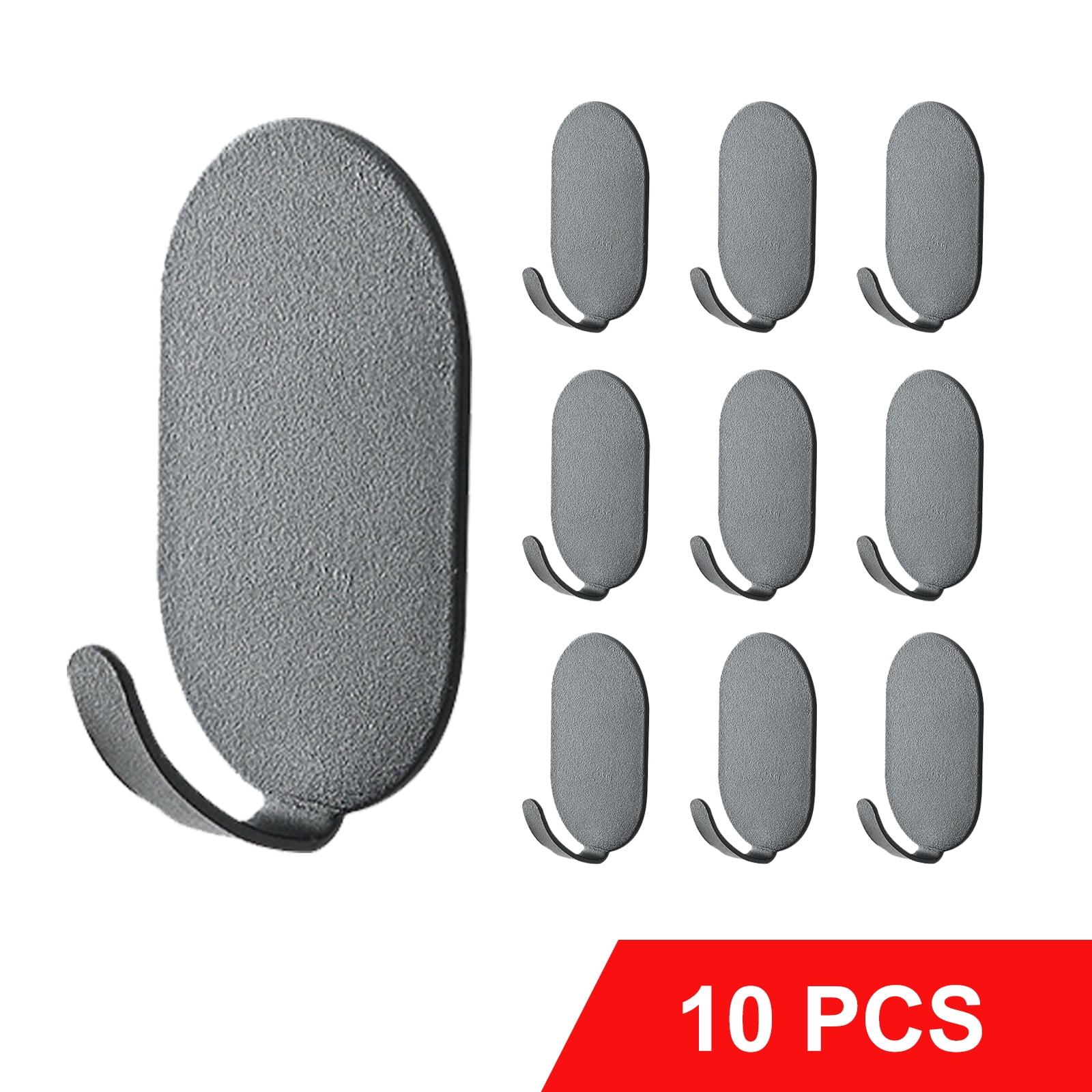 Okaka Heavy Duty Adhesive Hooks Carbon Steel for Bathroom Kitchen Home