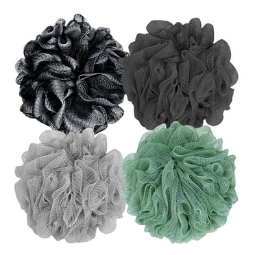Okaka Loofah Bath Sponge Shower Loofa Bath Puff Body Scrubber Exfoliating Soft Premium 4 Pack