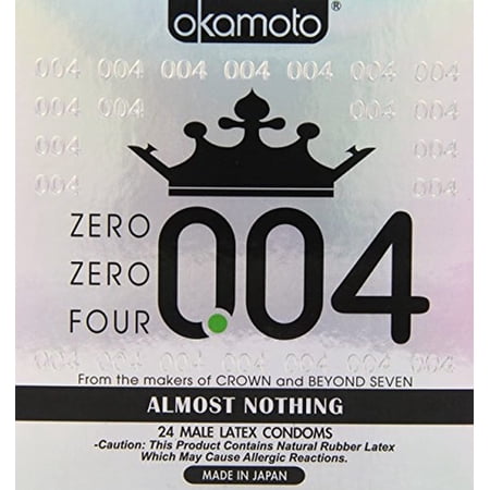 Okamoto 0.04 mm Zero Zero Four Condoms 24 pack