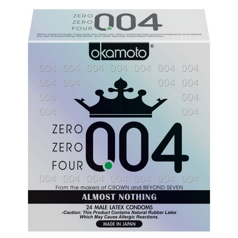 Okamoto 004 Condom 24ct HSA/FSA Eligible - Walmart.com