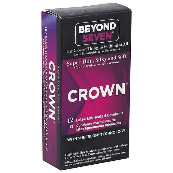 Okamoto Beyond Seven Crown Lightly Lubricated Latex Condoms