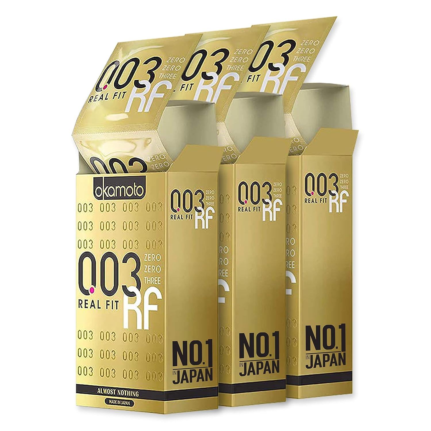 Okamoto Condom Thin Condoms for Men Thinnest Premium Snug Fit