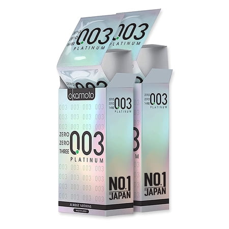 Okamoto Condom | Ultra Thin Condoms for Men 0.03 mm thin 10 Count