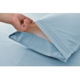 thumbnail image 1 of Okao Double Brushed %100 Microfiber Sheets Set - Deep Pockets - Hypoallergenic - Fade, Wrinkle, Stain Resistant, Soft, Luxury, Microfiber Sheets Set - 4 Pieces, California King, Light Blue, 1 of 4