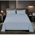 thumbnail image 1 of Okao Double Brushed %100 Microfiber Sheets Set - Deep Pockets - Hypoallergenic - Fade, Wrinkle, Stain Resistant, Soft, Luxury, Microfiber Sheets Set - 4 Pieces, California King, Silver, 1 of 4