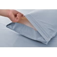 thumbnail image 1 of Okao Wholesale Bamboo Derived Rayon Pillowcase Set- Wrinkle Free - Wrinkle Free - Standard(King)-Silver, 1 of 1