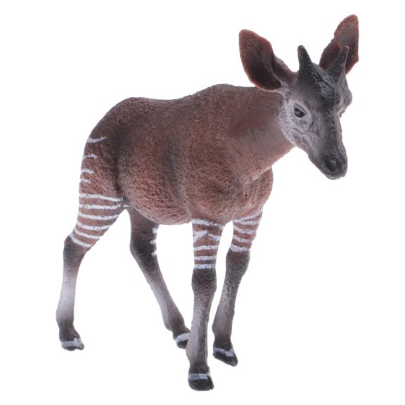 Okapi Figurines Toy, Zoo Animals, Africa Animals, And Baby Animals - Great Educational And Development Toy for Kids, Children, Toddlers