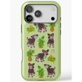 Okapi and Potted Plant Light Green Tough Case for Apple iPhone ...