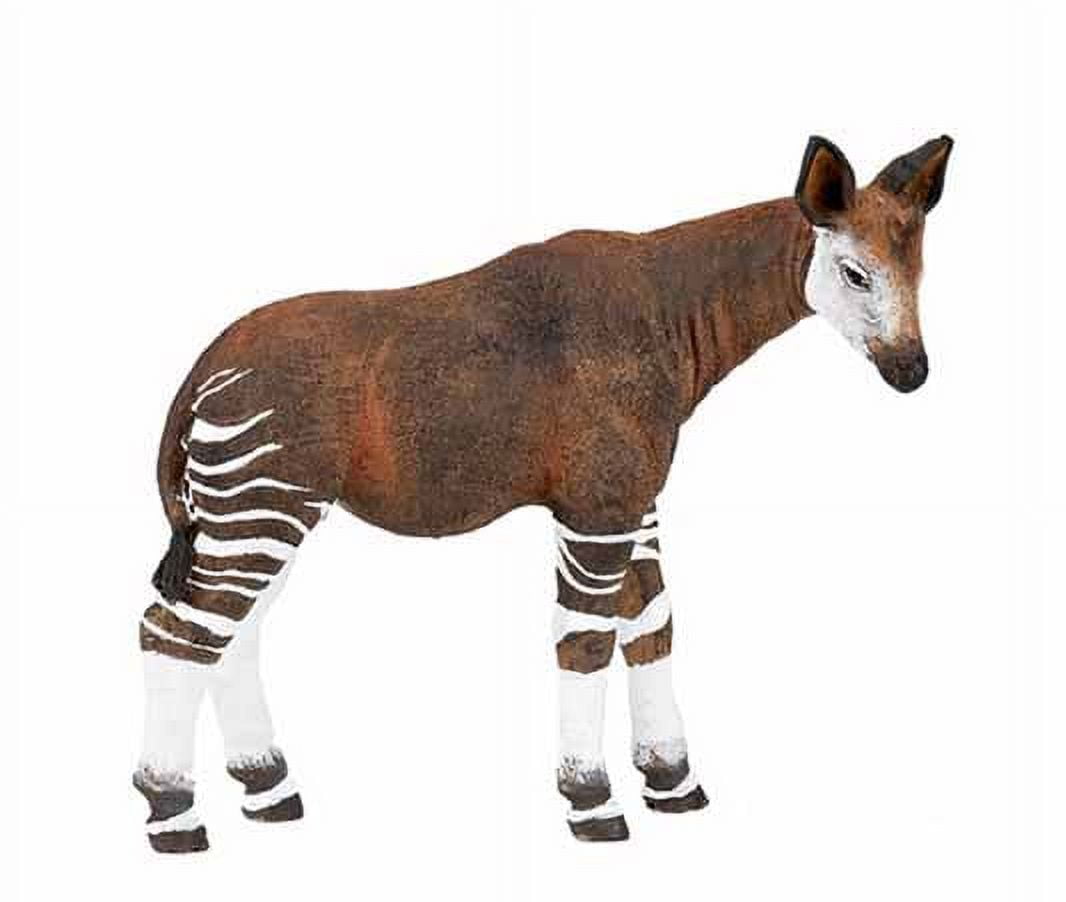 Papo Exotic Okapi Animal Figure in Black and Brown