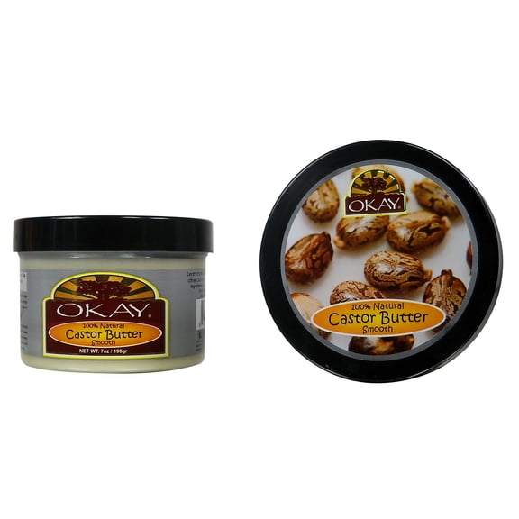 Okay 100% Natural Smooth,Castor Butter, 7 Oz