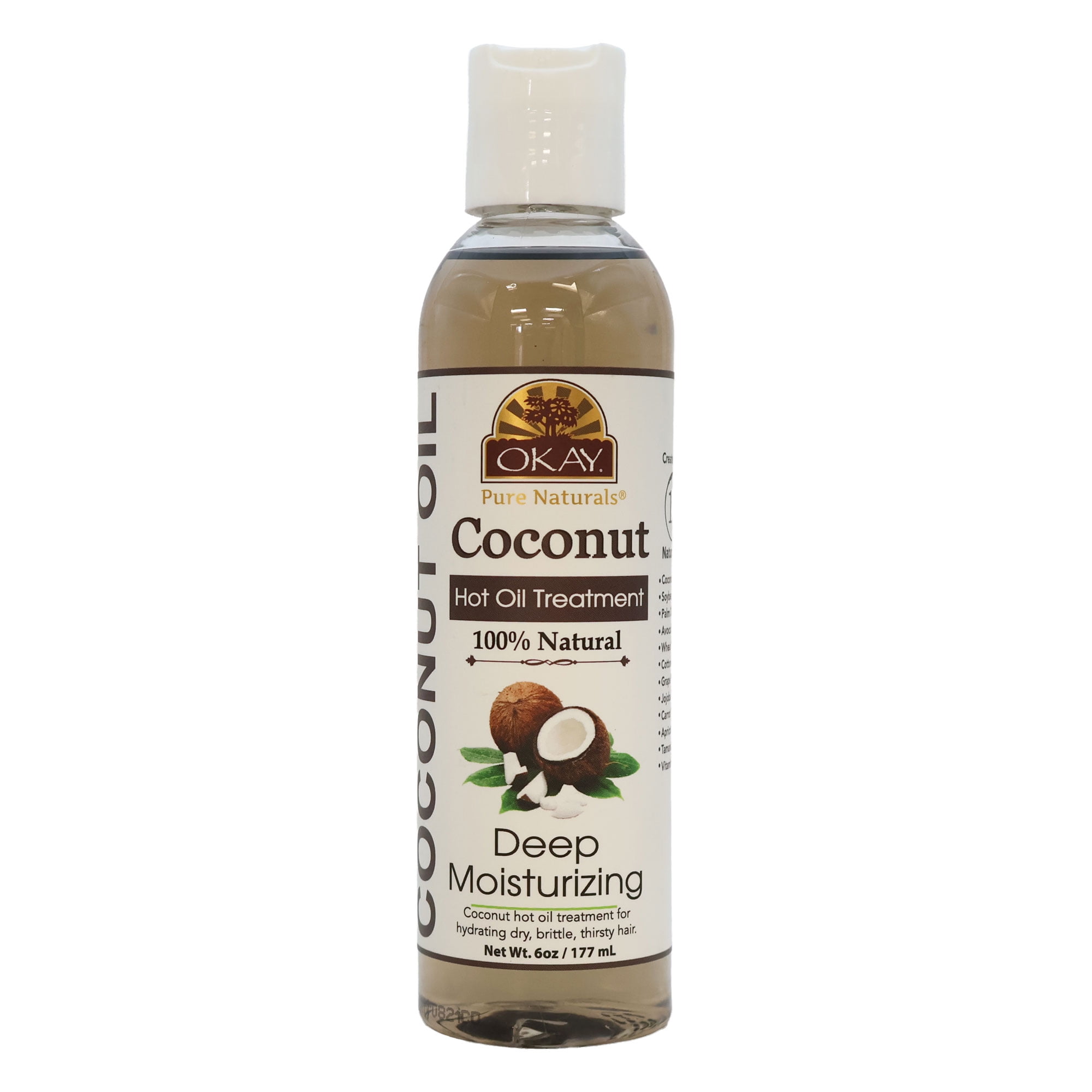 Okay Coconut Hot Oil Treatment For All Hair Types and Textures, Deeply