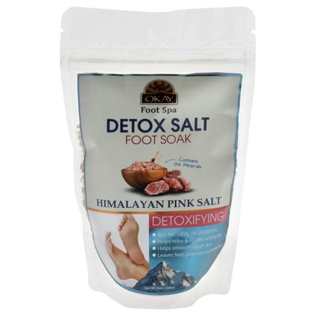 Okay Himalayan Pink Salt Foot Soak, 8 Oz