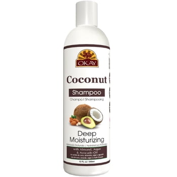 Okay Pure Naturals Coconut Shampoo Deep Moisturizing 12 oz