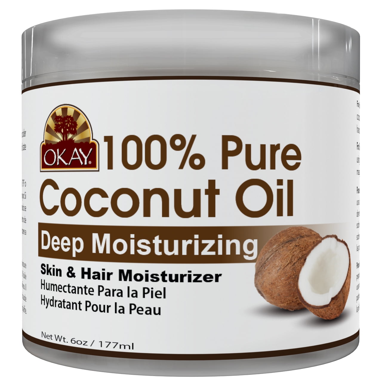 Okay Pure Naturals Pure Coconut Oil with Vitamin E Natural Skin