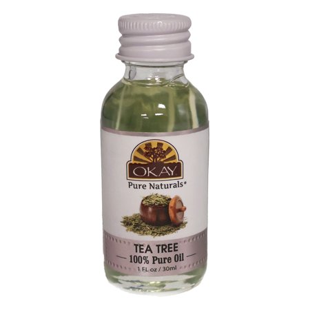 Okay Pure Naturals Tea Tree Oil for Hair & Skin, 1 Oz.