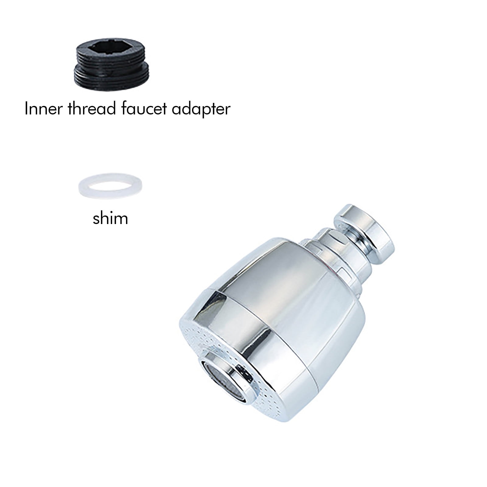 Okaydehi Home Faucets Kitchen Faucet Head 360° Rotatable Faucet Sprayer