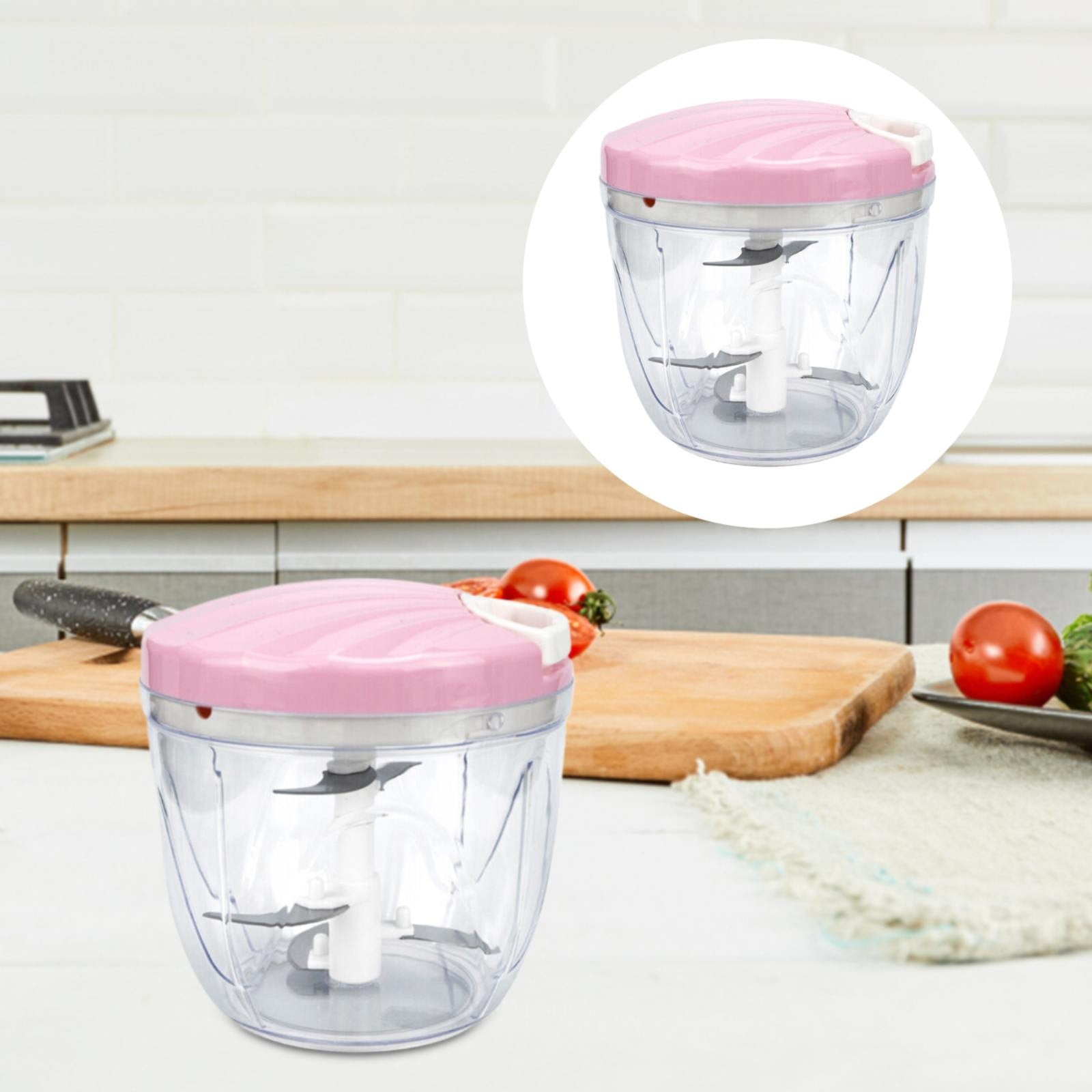 Okaydehi Manual Food Processor Vegetable Chopper Portable Hand Pull