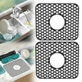Okaydehi Silicone Kitchen Sink Protector Mat Folding Heat Non Slip