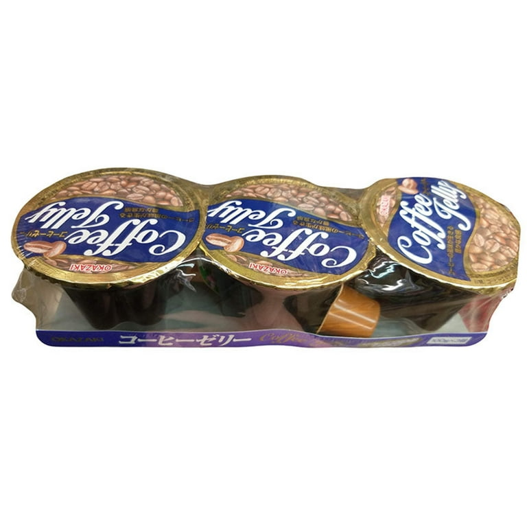 Okazaki Authentic Japanese Coffee Jelly Dessert with Cream, 6 Cups Pack, Ready to Eat - Walmart.com Okazaki Authentic Japanese Coffee Jelly Dessert with Cream, 6 Cups Pack, Ready to Eat - Walmart.com