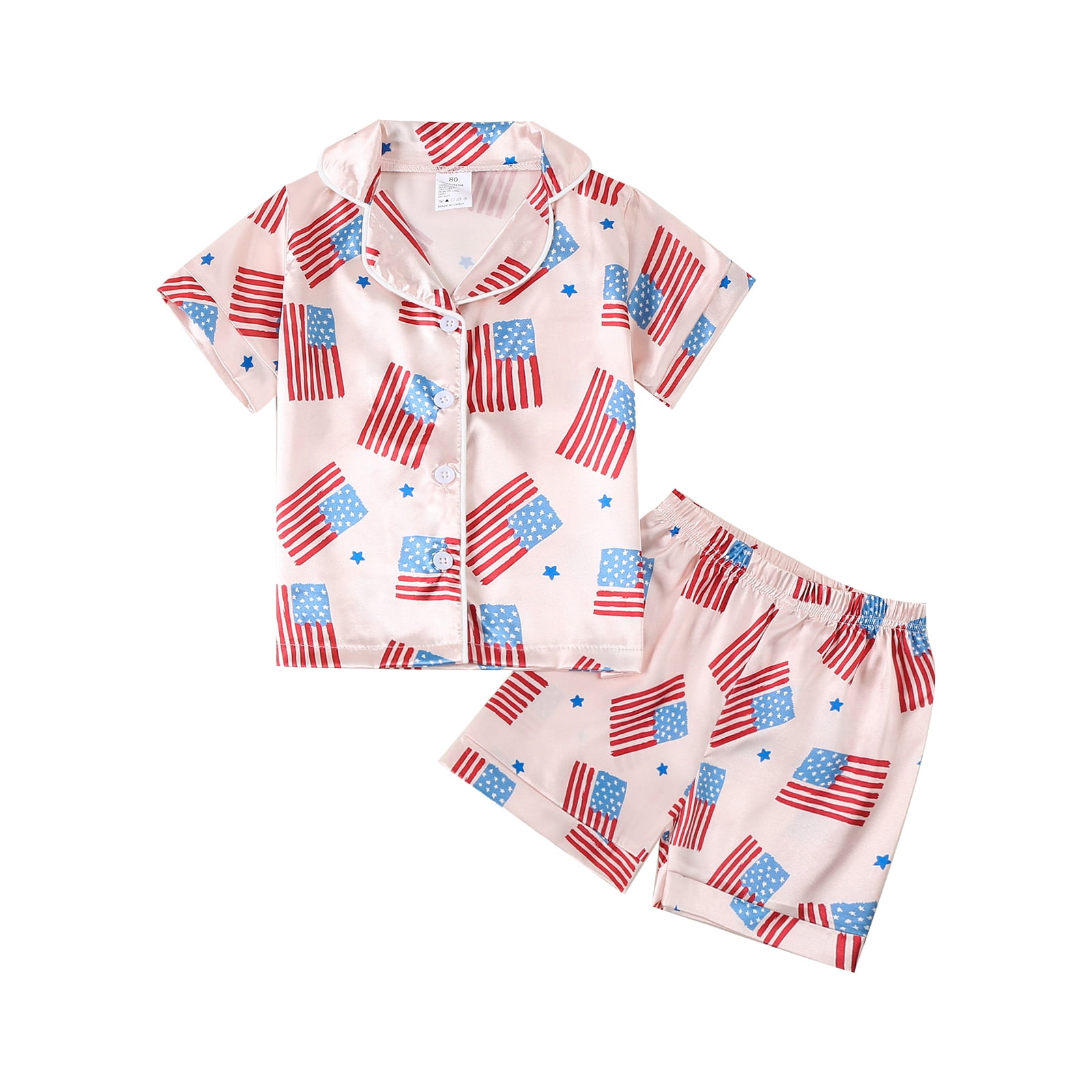 4th july pijamas boys clothes