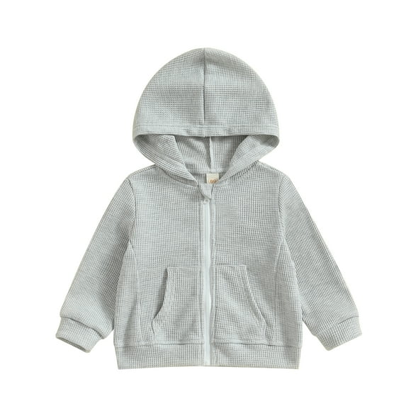 Okbabeha Kids Girl Boy Hood Zip Jacket Coat 2t 3t 4t 5t 6t 7t 8t Sweatshirt Hoodie Sweater Pullover Top Fall Clothes Outfits