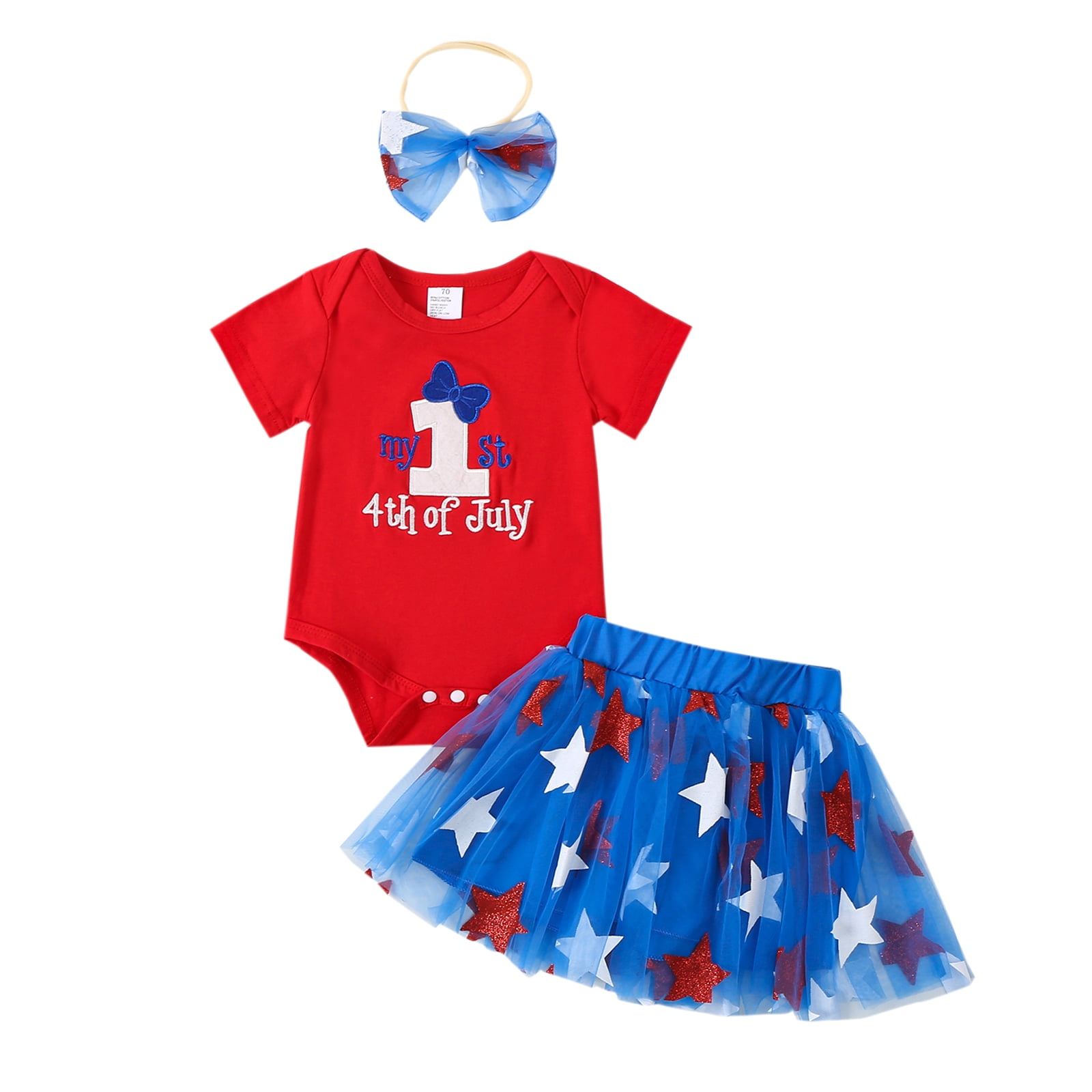 baby girl first 4th of july outfit
