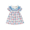 thumbnail image 1 of Okbabeha Toddler Baby Girl 4th of July Outfits Infant Ruffle USA Flag Fourth of July Dress Summer Independence Day Clothes, 1 of 8