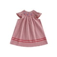 thumbnail image 1 of Okbabeha Toddler Baby Girl 4th of July Outfits Infant Ruffle USA Flag Fourth of July Dress Summer Independence Day Clothes, 1 of 7
