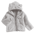 thumbnail image 1 of Okbabeha Toddler Baby Girl Boy Winter Outfit Clothes Fleece Coat Jacket Cardigan Fuzzy Thick Warm Sweater Top Shacket Outerwear, 1 of 7