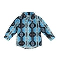 thumbnail image 1 of Okbabeha Toddler Baby Western Clothes Boy Long Sleeve Button Down Shirt Cow Print Blouse Tops Boys Fall Outfits, 1 of 8