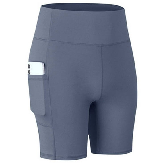 Okbop Athletic Shorts for Women Summer Sports Short Skirt Loose Fake Two-piece Anti-peep Quick-drying Running Fitness Culottes Tennis Shorts Maternity Shorts Navy M