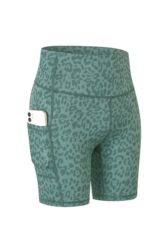 Athletic Shorts for Women Summer Sports Short Skirt Loose Fake Two-piece Anti-peep Quick-drying Running Fitness Culottes Tennis Shorts Sliding Shorts Softball Green S