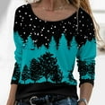 thumbnail image 1 of Okbop Disney Tank Tops for Women,Fashion Casual Printing Round Neck Long Sleeve Loose T-Shirt Autumn Pullover Victorian Blouse Womens White Tshirt, 1 of 5