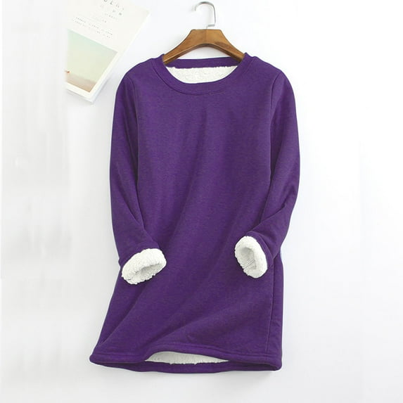 Okbop Off The Shoulder Tops for Women,Fashion Casual O-Neck Long Sleeve Solid Ladies Sweatshirts Tops Christmas Blouse Sweatshirt for Women