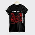 thumbnail image 1 of Okbop Womens Black Tops,Fashion Round Neck Shirt Tees Short Sleeve T Shirt Letter Printing Shirt Black Blouse for Women Dressy Plus Size Sweatshirts for Women, 1 of 4