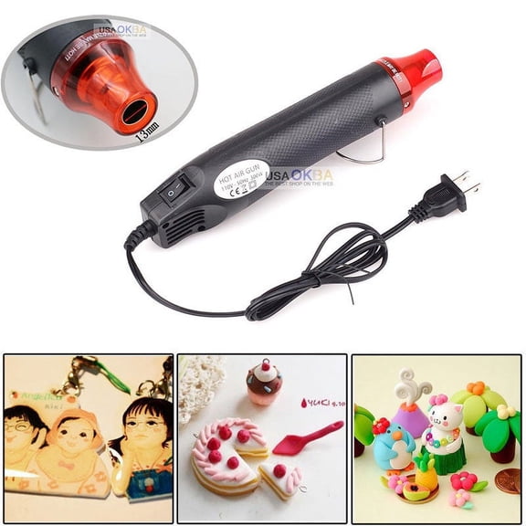 Okeba 300W 110V Corded Electric Heat Gun, Black