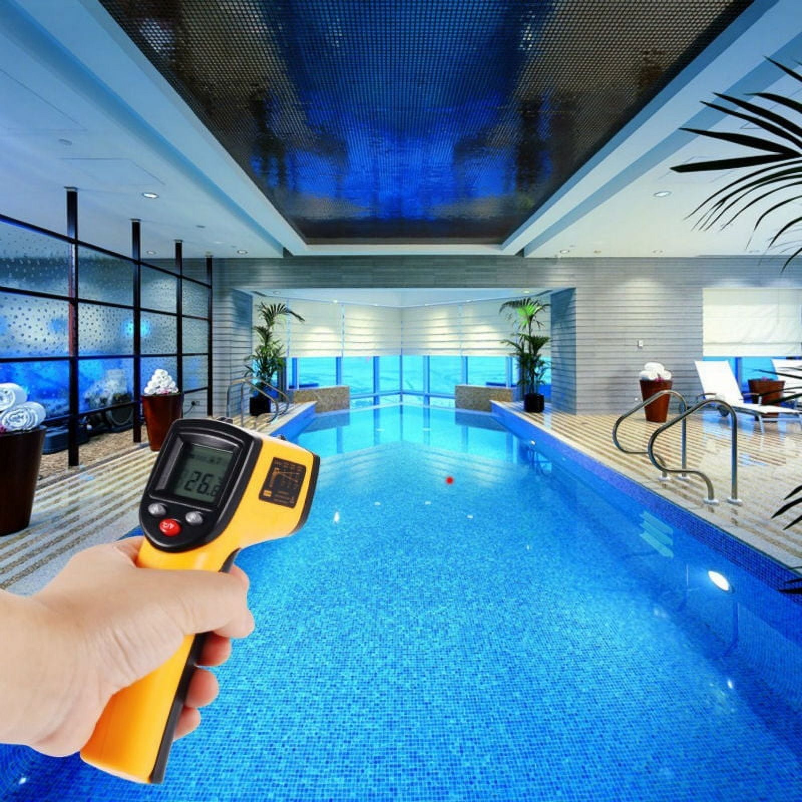 ThermoPro TP30W Digital Infrared Thermometer Gun Non Contact Laser  Temperature Gun for Pizza Oven, Grill Swimming Pool, Construction and More