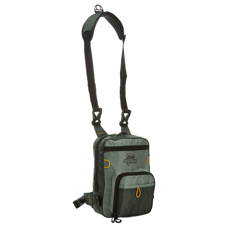 Okeechobee Fats Fly Fishing Tackle Bag Chest Pack, Small Soft-Sided,  Sagebrush, Polyester 