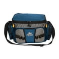 thumbnail image 1 of Okeechobee Fats Small Soft-Sided Fishing Tackle Bag with 2 3600 Utility Lure Boxes, Blue Polyester, 1 of 10