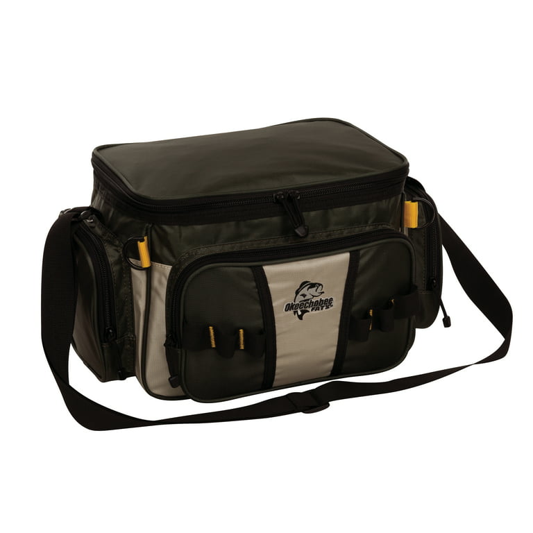 Okeechobee Fats Small Tackle Bag with 2 Utility Boxes Soft Sided Fishing  Equipment 