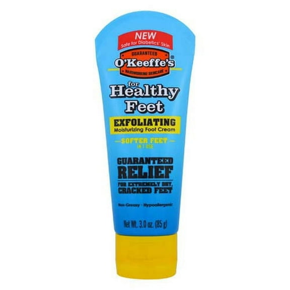 Okeeffes For Healthy Feet Exfoliating Moisturizing Foot Cream 3 Oz