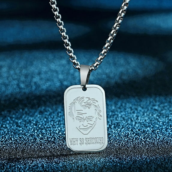 Oker Gold Plated Stainless Steel Necklace League Injustice Gang Pendant