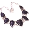 thumbnail image 1 of Okha Fossil Vintage Style Gemstone Handmade Fashion Necklace Jewelry 18" SA 618, 1 of 2