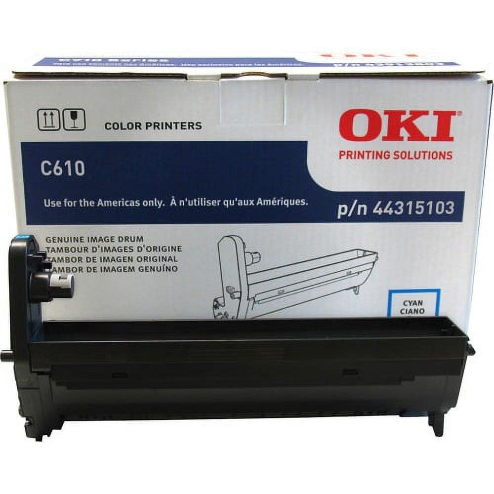 Oki 44315101/02/03/04 Image Drum - LED Print Technology - 20000 Pages - 1 Each - Cyan Oki 44315101/02/03/04 Image Drum - LED Print Technology - 20000 Pages - 1 Each - Cyan