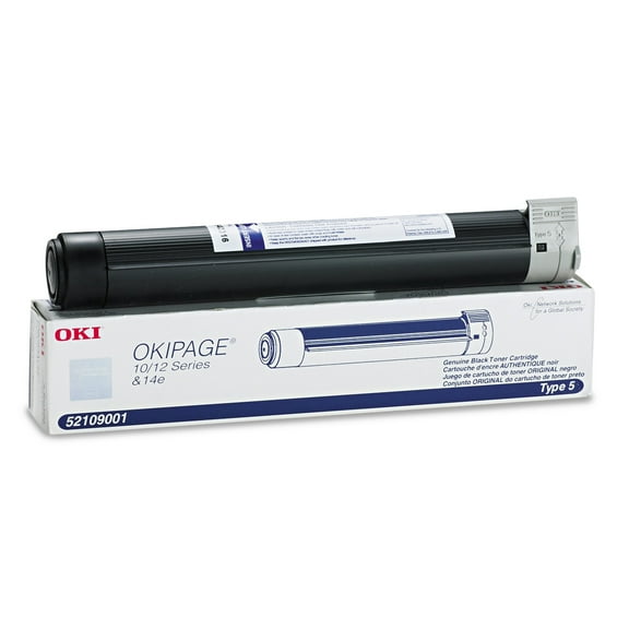 Oki 52109001 Toner, 2000 Page-Yield, Black