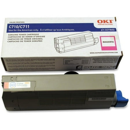 Okidata Genuine OEM 44318602 Magenta Toner Cartridge (11.5K YLD)